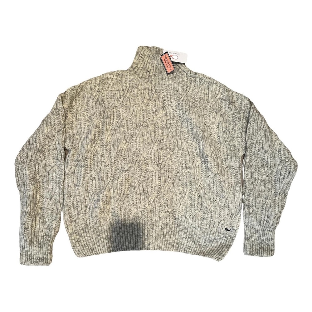 NWT Vineyard Vines Women’s Turtleneck Sweater in Gray Size Small
